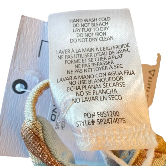 NWT O'NEILL Heidi Stripe Seville Bikini Top, size X Large - Picture 7 of 10